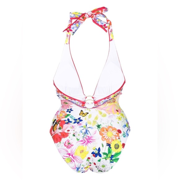 Small Camilla Fairy-Gang floral-print swimsuit white, pink, multi color - Picture 2 of 12